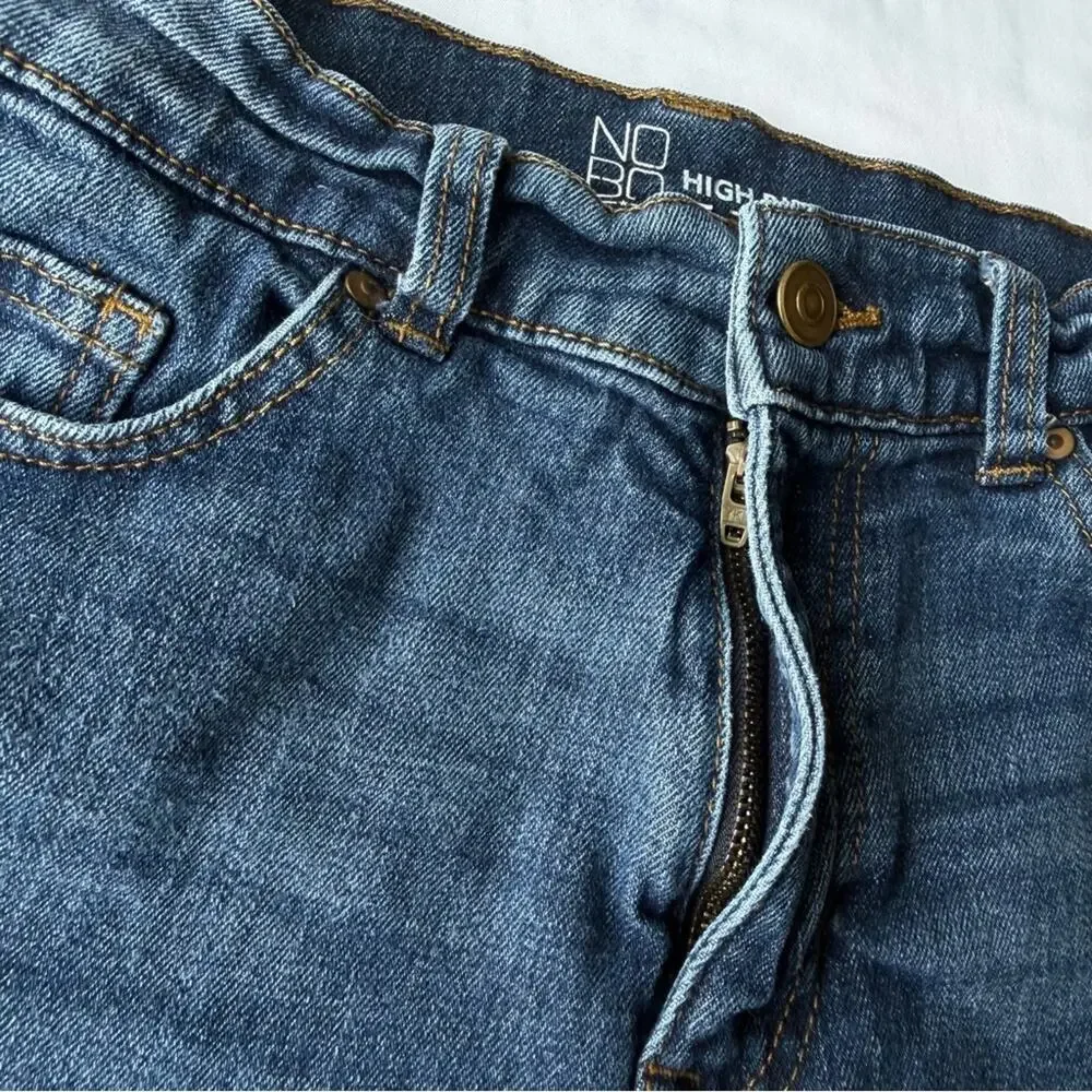 NOBO Classic Blue High Waist Denim Shorts Womens size 5